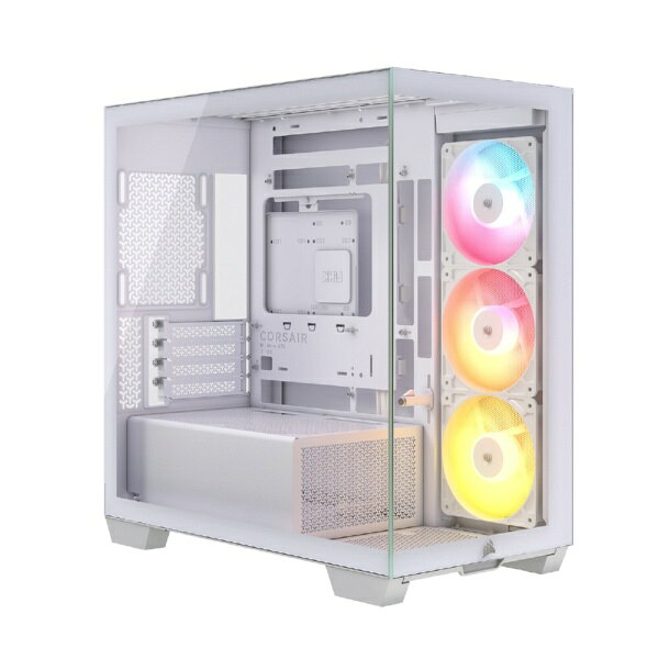 CORSAIR PCケース [Micro ATX /Mini-ITX] 2800X RS-R ARGB ホワイト CC-9011348-WW