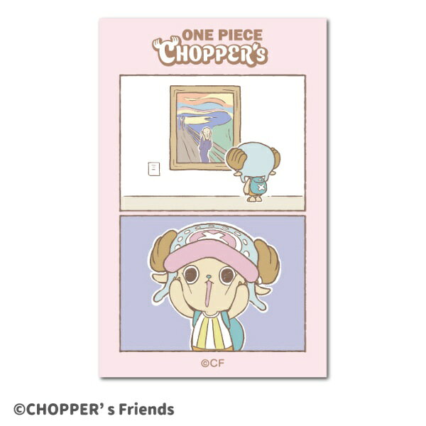「わたしたちと同じ世界で暮らすチョッパー」をテーマにした新プロジェクト『CHOPPERs』のイラストやマンガのコマをデザインしたステッカーです。