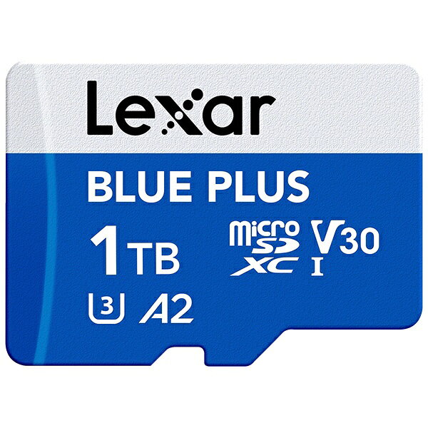 Lexar Lexar microSDXCカード 1TB BLUE PLUSシリーズ V30 UHS-I U3 A2 LMSBLPL001T-BNANJ LMSBLPL001T-BNANJ 