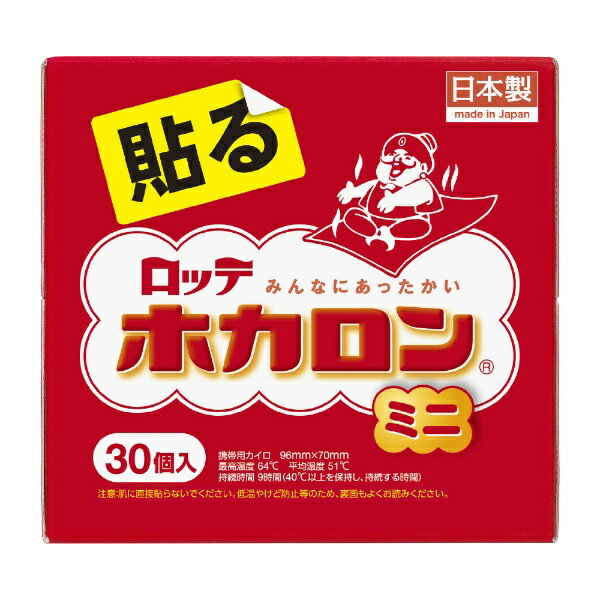 ロッテ｜lotte 貼るミニ 30P〔カイロ〕