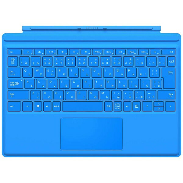 マイクロソフト｜Microsoft 【純正】 Surface Pro 4用　タイプカバー　シアン　QC7-00071