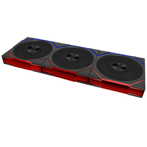 LIANLI｜リアンリ ケースファンx3 [120mm /2300RPM]＋コントローラー(リバースブレード) UNI FAN TL FLEX 120 トリプルパック ブラック 12RTL1F3B