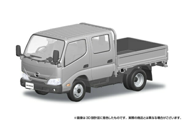 【2026年11月30日発売】 青島文化｜AOSHIMA 楽プラスナップキット　1/32 日野 デュトロ ダブルキャブ（シルバー）【…