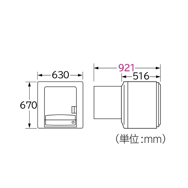 日立　HITACHI DE-N60WV-W 衣類乾燥機 ピュアホワイト [乾燥容量6.0kg][6キロ DEN60WV]