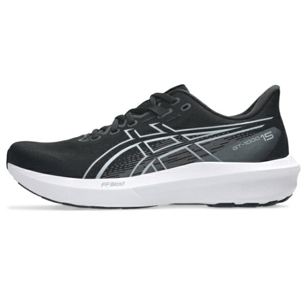 アシックス｜asics ランニングシューズ GT-1000 15 ジーティー1000 15 BLACK×WHITE 1011C230 [メンズ /27.5cm /幅:2E]【返品交換不可】