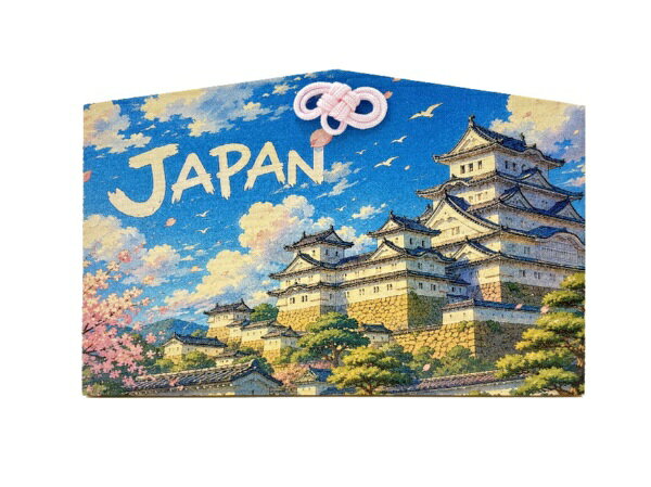 和柄の絵馬■お土産に最適和モチーフの絵馬です。