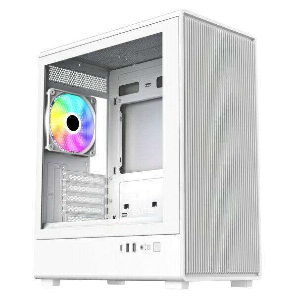 COOLER MASTER｜クーラーマスター PCケース [Micro ATX /Mini-ITX] Elite 350 White ホワイト E350-WGNN-S00