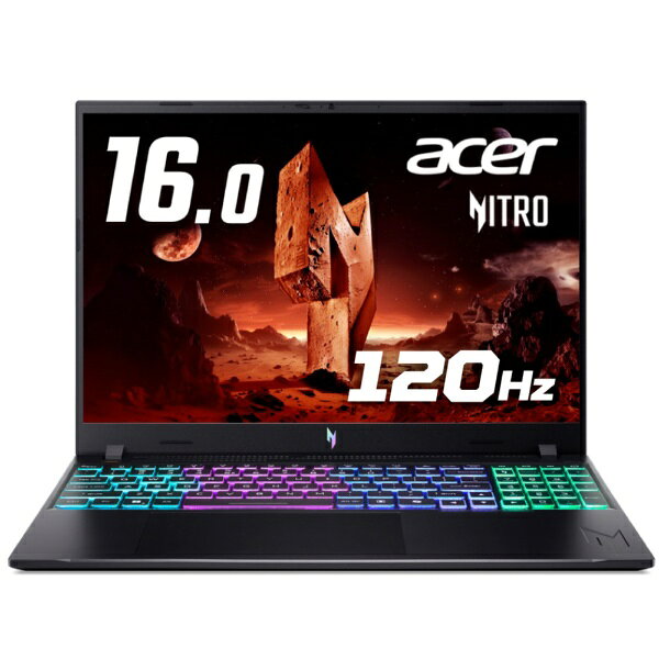 ACER Nitro/16/C7-240H/RTX5060/32/1T/w11 ANV16-I31-N73Z56 [16.0型 /Windows11 Home /intel Core 7 /メモリ：32GB /SSD：1TB]