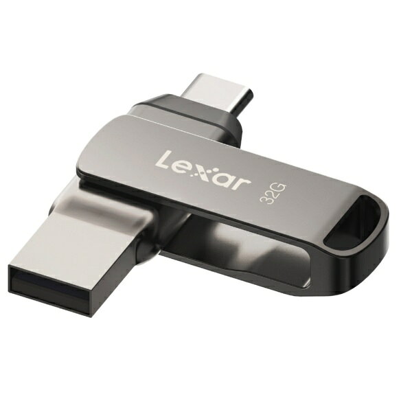 Lexar｜レキサー USBメモリ JumpDrive D400(Mac/Windows) シルバー LJDD400032G-BNQNJ 