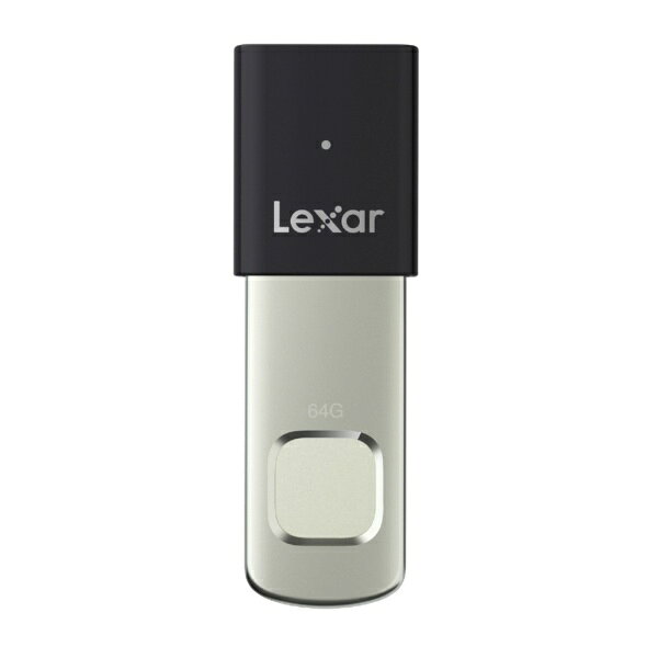 Lexar｜レキサー USBメモリ JumpDrive Fingerprint F35 Pro(Mac/Windows) LJDF35P064G-RNBNJ 