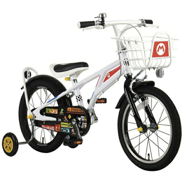 あさひ｜asahi 16型 子供用自転車 マリオカート BAA(シングルシフト) スーパーホワ...