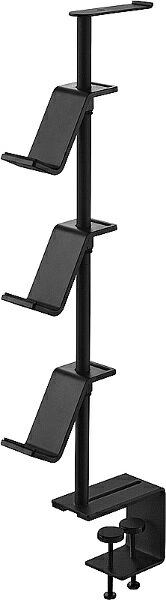 山崎実業｜Yamazaki デスク奥ゲームコントローラー収納ラックスマート ブラック 10429