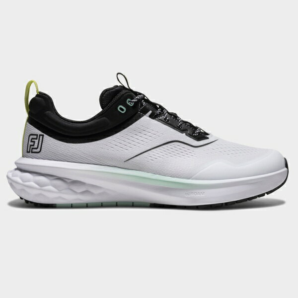 フットジョイ｜FootJoy ゴルフシューズ FJ クオンタム LACED ホワイト×ブラック 57065 W100 [メンズ /28.0cm /幅:Wide(3E相当)]【返品交換不可】