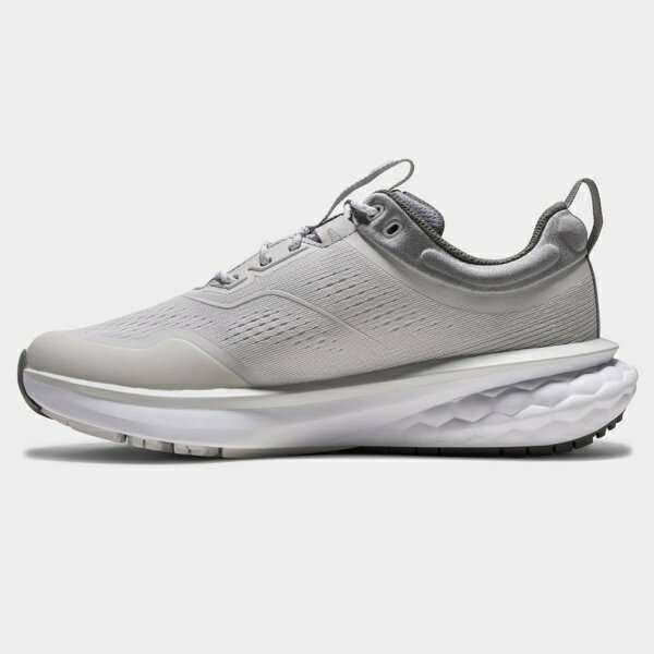 フットジョイ｜FootJoy ゴルフシューズ FJ クオンタム LACED グレー×ホワイト 97841 W050 [レディース /22.0cm /幅:Wide(3E相当)]【返品交換不可】