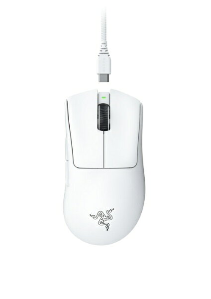 【エントリーで最大2万ポイント当たる｜10/27まで】 RAZER｜レイザー ゲーミングマウス DeathAdder V3 Pro ホワイト RZ01-04630200-R3A1 [光学式 /有線／無線(ワイヤレス) /7ボタン /USB]