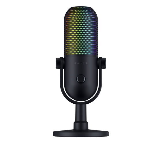RAZER｜レイザー ゲーミングマイク ヘッドホン出力φ3.5mm搭載 Seiren V3 Chroma(Windows対応) ブラック RZ19-0506010…
