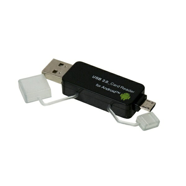 楽天ビック(ビックカメラ×楽天)のナカバヤシ｜Nakabayashi CRW-DSD63BK microSD/SDカード専用カードリーダー Digio2 ブラック [USB2.0/1.1 /スマホ対応][CRWDSD63BK]｜アングル3