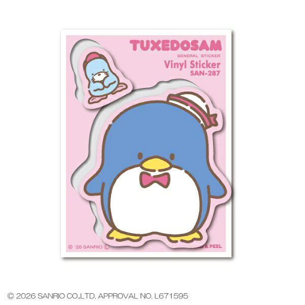 ゼネラルステッカー｜GENERAL STICKER ハーフカットステッカー　サンリオキャラクターズ タキシードサム SAN-287