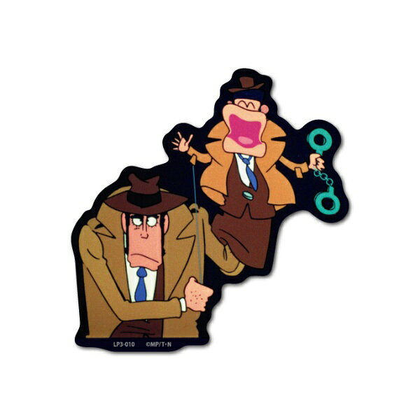 ゼネラルステッカー｜GENERAL STICKER ダイカットステッカー　ルパン三世 銭形警部 LP3-010