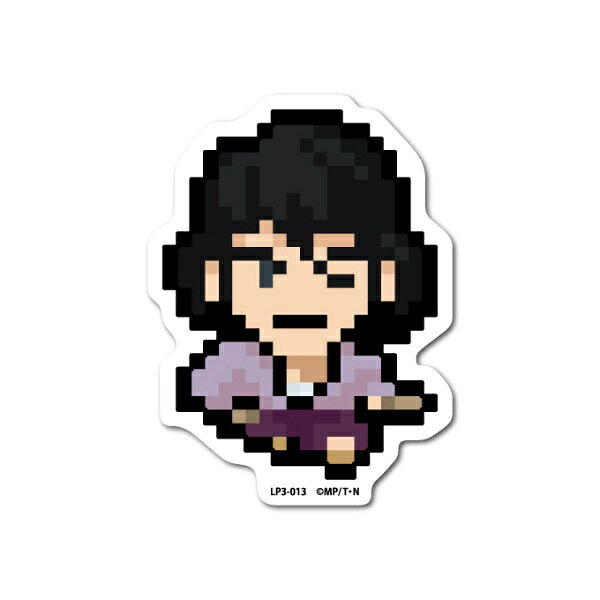 ゼネラルステッカー｜GENERAL STICKER ピクセルアートステッカー　ルパン三世 石川五ェ門 LP3-013
