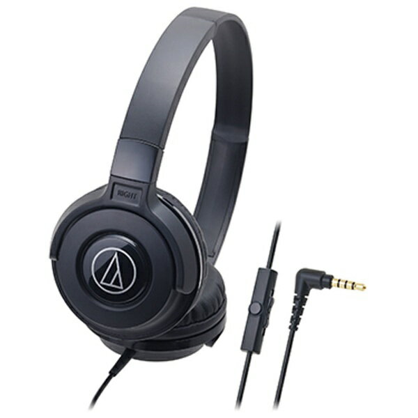 オーディオテクニカ オーディオテクニカ｜audio-technica ヘッドホン ATH-S100IS BK ブラック [φ3.5mm ミニプラグ][ATHS100ISBK]