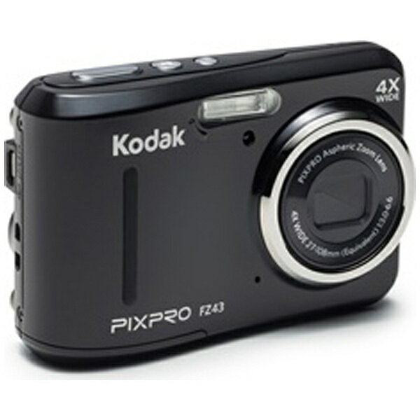 コダック　Kodak FZ43 コンパクトデジタルカメラ PIXPRO ブラック[FZ43BK]