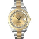 ロレックス｜ROLEX デイトジャストII（Datejust）　116333G シャンパン10Pダイ ...