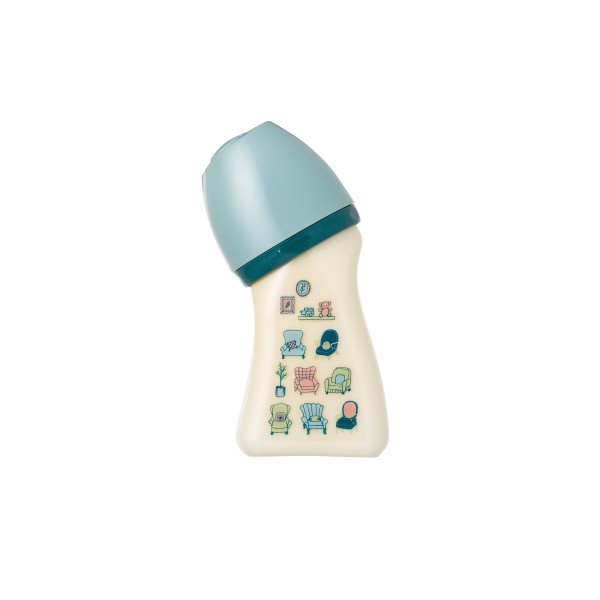 ズーム・ティー ドクターベッタ哺乳びん ブレイン 広口 WS4-160ml Happy Time
