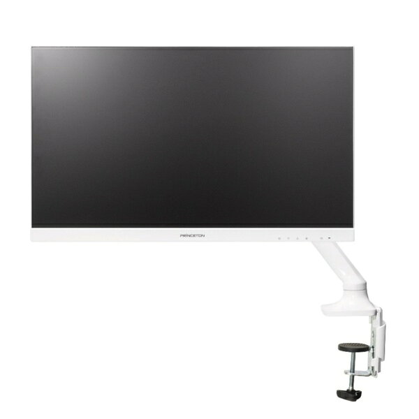 PRINCETON｜プリンストン PTF-B242WA-WH　120HzADSパネル USB Type-C搭載 23.8型フルHD液晶ディスプレイ モニターアーム(White) ホワイト PTF-B242WA-WH [23.8型 /フルHD(1920×1080) /ワイド]