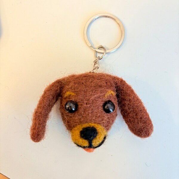 JERRY｜ジェリー Miniature Dachshund ミニチュアダックスフンド キーリング FELTY FLT-217497