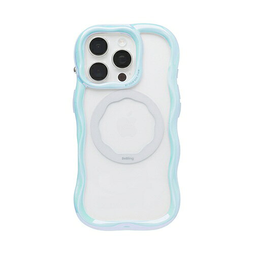 【2026年08月21日発売予定】HAMEE　［iPhone 16 Pro専用］iFace BeBling Wave MagSynq クリアケース iFace ホワイトオーロラ　41-192560
