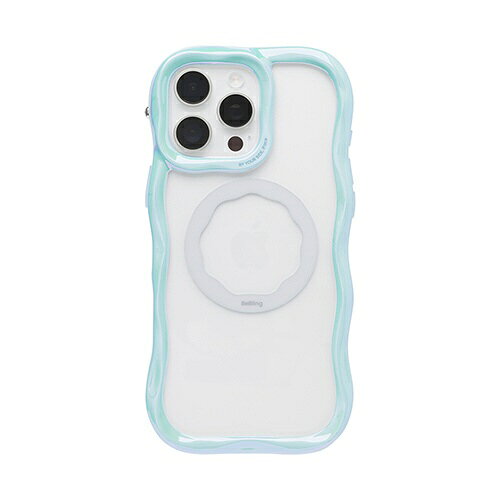 【2026年08月21日発売予定】HAMEE　［iPhone 16 Pro Max専用］iFace BeBling Wave MagSynq クリアケース iFace ホワイトオーロラ　41-192591