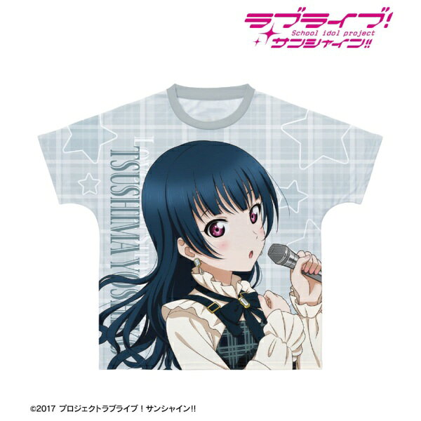 【2026年11月】 アルマビアンカ｜armabianca ラブライブ！サンシャイン!! 描き下ろし 津島善子 チェックワンピース衣装ver. フルグラフィックTシャツユニセックス (サイズ/XXXL)【発売日以降のお届け】