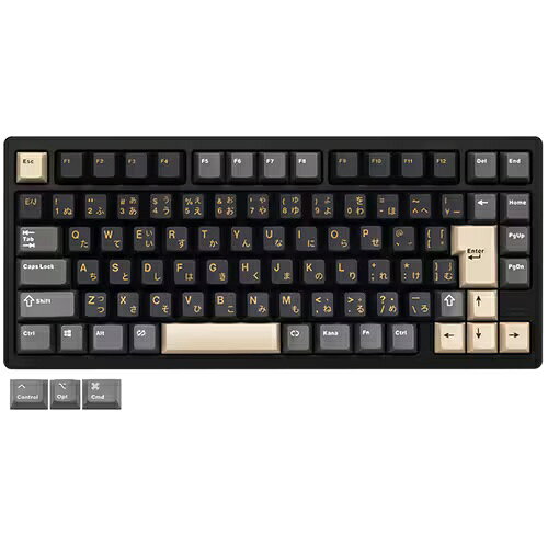 WOBKEY ウォブキー Rainy 75 Pro JIS Black 静音スイッチ WOBKEY Black(静音スイッチ) PR75BKSJIS