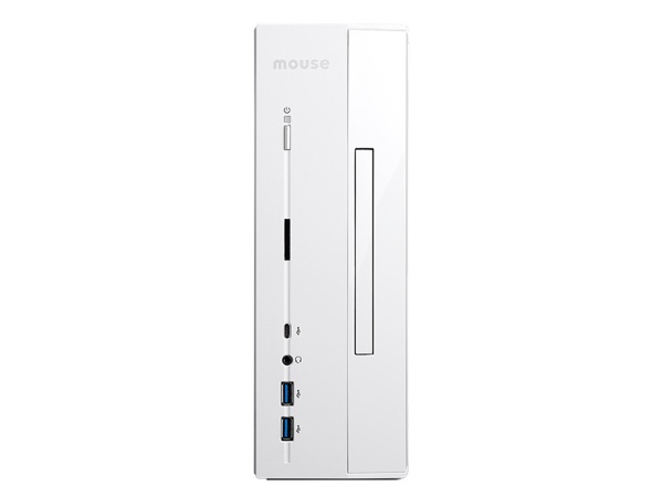 楽天ビック(ビックカメラ×楽天)のマウスコンピュータ｜MouseComputer デスクトップパソコン mouse ホワイト SHI5U01BC62U2PNW [モニター無し /Windows11 Pro /intel Core Ultra 5 /メモリ：16GB /SSD：256GB]｜アングル2