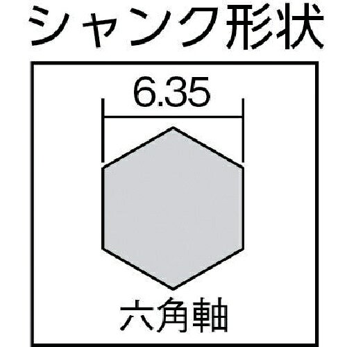トップ工業｜TOP工業 TOP 六角シャンク薄板ドリル 2．0mm ERD−2．0