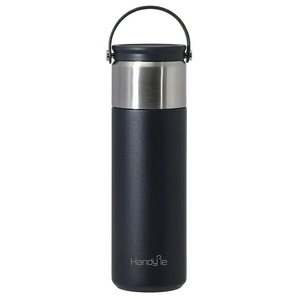 パール金属｜PEARL METAL コップ付ボトル500ml ハンディール ブラック HC-574