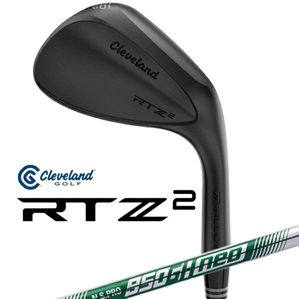 クリーブランド｜Cleveland GOLF ウェッジ RTZ 2 アールティーゼットツー Black Satin ブラックサテン [Wedge /60° /10° /Mid /N.S.PRO 950GH neo スチールシャフト /S /右利き用]