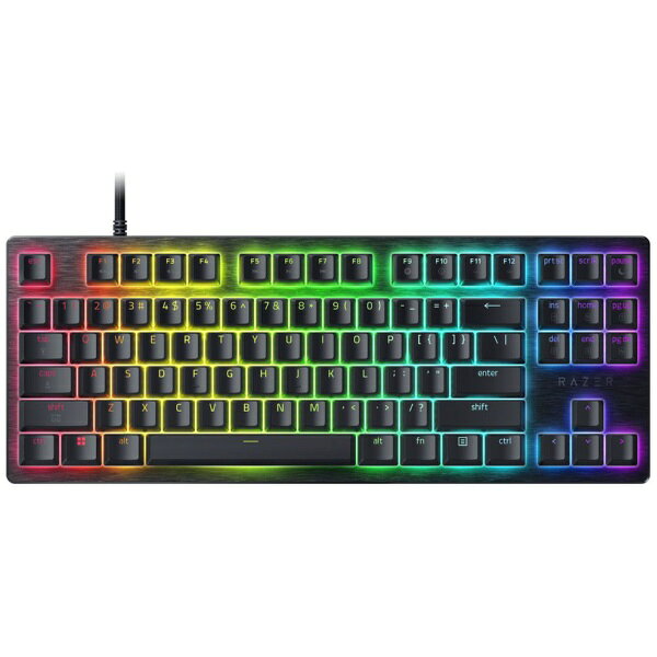 RAZER｜レイザー ゲーミングキーボード(ラピッドトリガー対応) Huntsman V3 HE Magnetic Tenkeyless 8KHz(US配列) RZ03-05920100-R3M1 [有線 /英語配列 /磁気スイッチ]