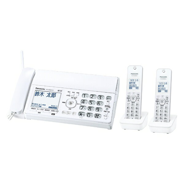 Panasonic｜パナソニック FAX機 ホワイト KX-PD360DW-W [子機2台 /普通紙]