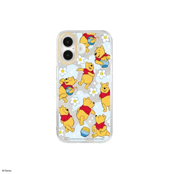 グルマンディーズ｜gourmandise iPhone 16 Camera Frame Case Disney/PIXAR キャラクターズ くまのプーさん DNG-285PO