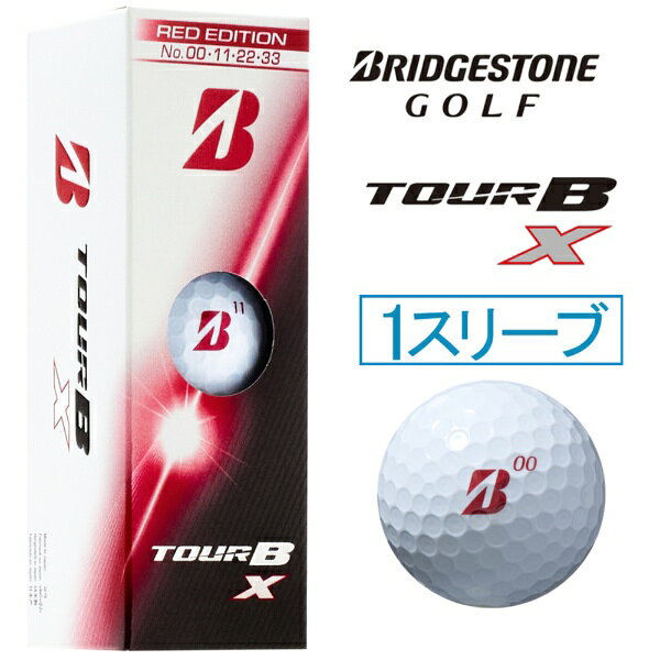 BRIDGESTONE GOLF TOUR B X RED EDITION 2026�N���f�� 1�X���[�u(3������) [�z���C�g]