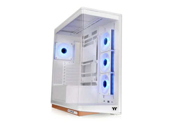 THERMALTAKE PCケース [ATX /Micro ATX /Mini-ITX] Stage 500 TG ARGB Snow ホワイト CA-12A-00M6WN-00