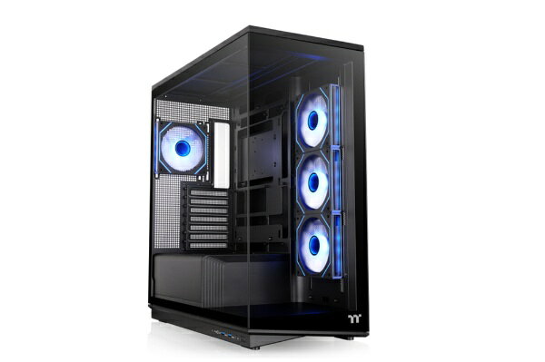 THERMALTAKE PCケース [ATX /Micro ATX /Mini-ITX] Stage 450 TG ARGB Black ブラック CA-12B-00M1WN-00