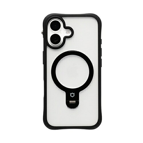 【2026年09月01日発売予定】HAMEE　［iPhone 16専用］iFace Leany MagSynq スタンドケース ブラック　41-193420