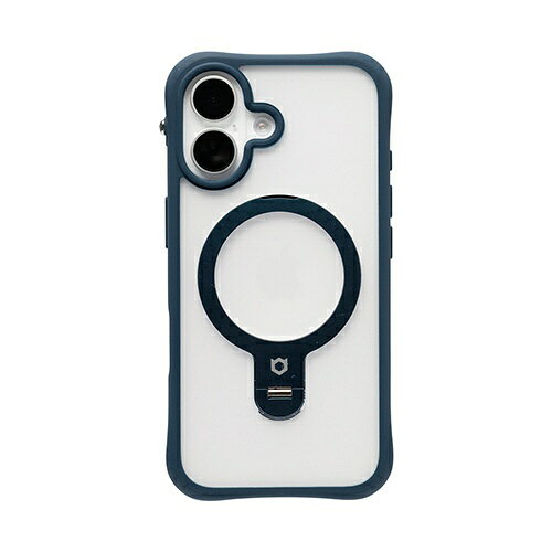 【2026年09月01日発売予定】HAMEE　［iPhone 16専用］iFace Leany MagSynq スタンドケース ネイビー　41-193437