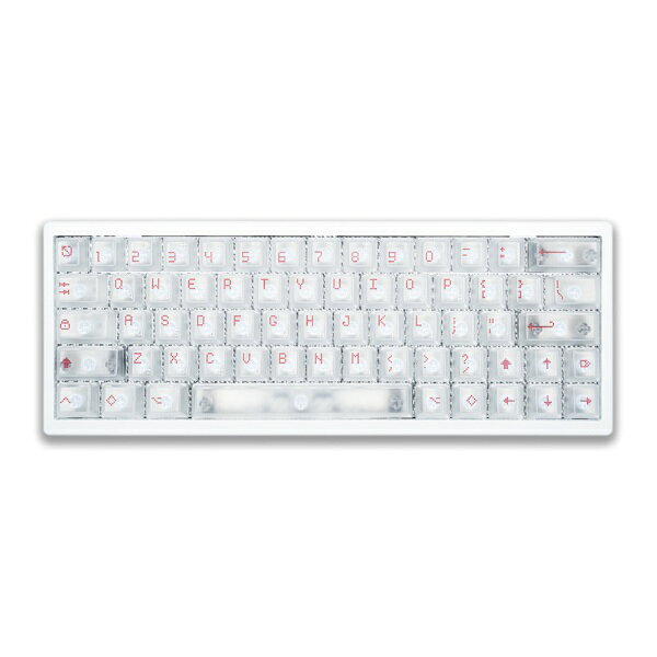 EVERGLIDE EverGlide SU66 Max ホワイト ラピッドトリガーキーボード EVERGLIDE EV-SU66-WH