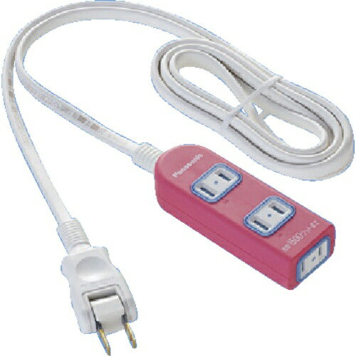 Panasonic｜パナソニック 電源タップ ザ・タップX ピンク WHA2523NKP [2.0m /3個口 /スイッチ無][WHA25..