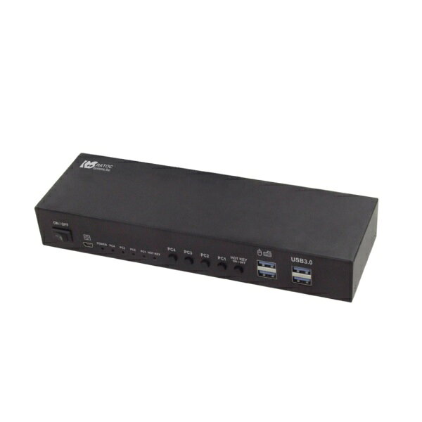 【2026年9月下旬】 ラトックシステム｜RATOC Systems 4K60Hzデュアルディスプレイ対応 HDMIパソコン切替器（4台用） RS-460UH2-4K [4入力 /2出力 /4K対応]