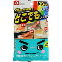 レック｜LEC 激落ちドコデモウエットシート 20枚入〔たわし・スポンジ〕